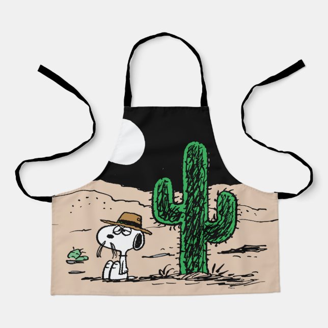 Spike in a Moonlit Desert Apron (Front)