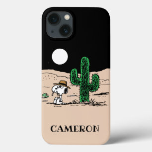 Spike in a Moonlit Desert iPhone 13 Case