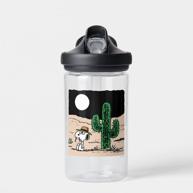 Spike in a Moonlit Desert Water Bottle (Front)