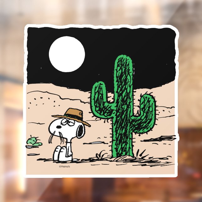Spike in a Moonlit Desert Window Cling (Sheet 2)