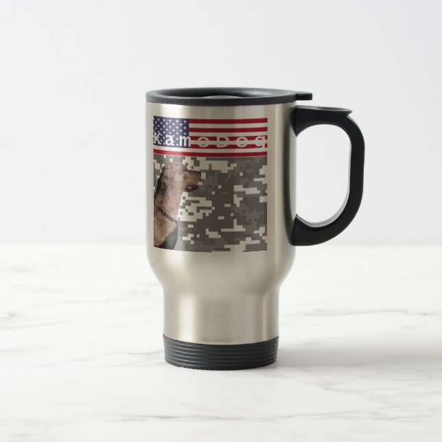 Spike KamoDog Travel Mug (Right)