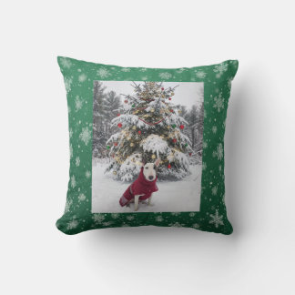 Spike "Let it snow" Throw Pillow