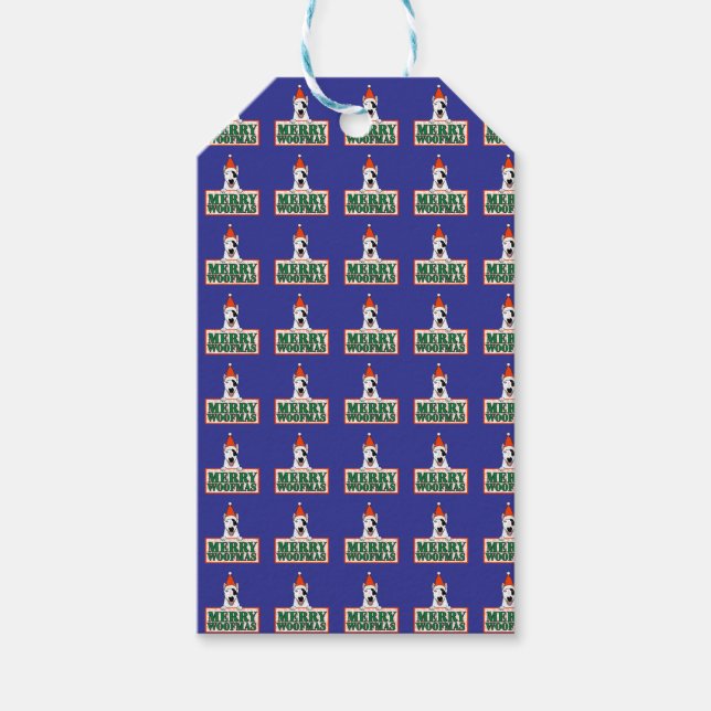 Spike "Merry Woofmass"  Gift Tags (Front)