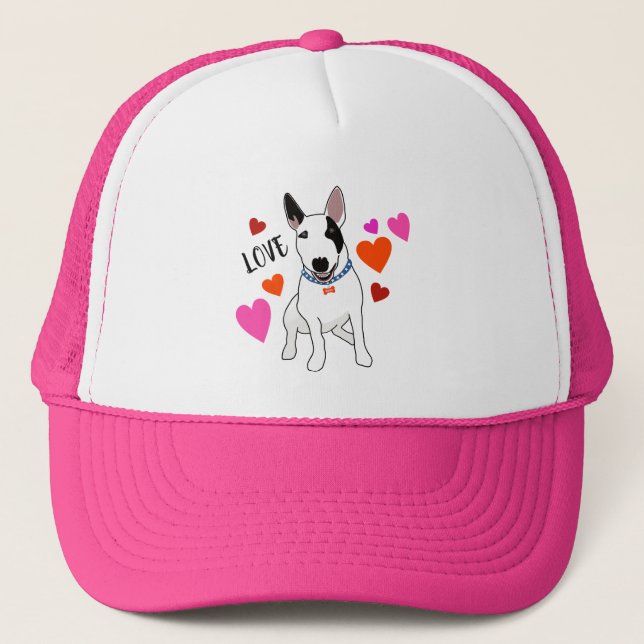 Spike Puppy Love Trucker Hat (Front)