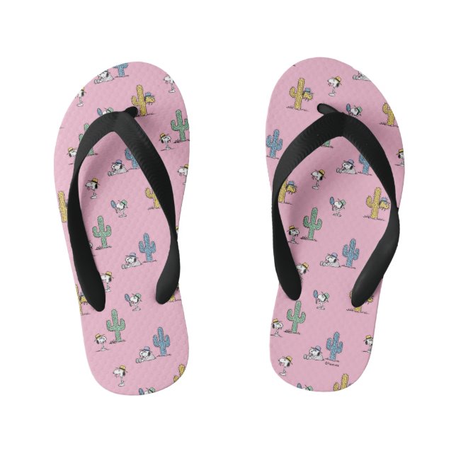 Spike Sugar Pop Pattern Kid's Flip Flops (Footbed)