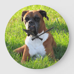 Spike the Boxer - Chien - Horloge murale