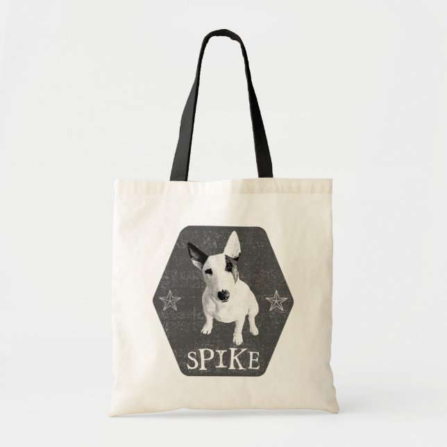 Spike, the coolest English Bull Terrier Tote Bag (Front)