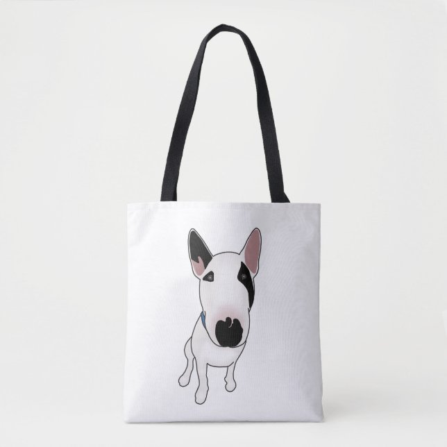 Spike the English Bull Terrier Tote Bag (Front)