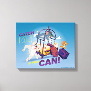 Spike, Tom & Jerry - Catch Me If You Can Canvas Print