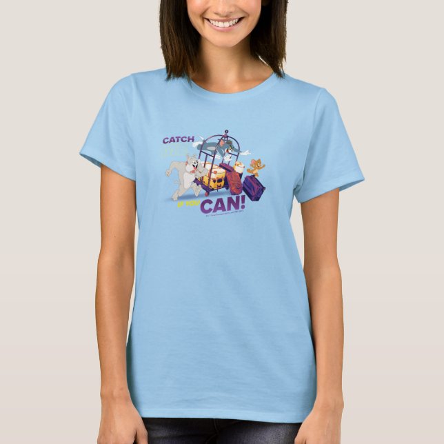 Spike, Tom & Jerry - Catch Me If You Can T-Shirt (Front)
