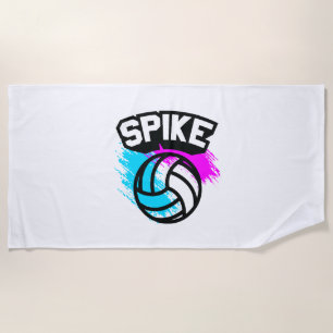 Spike Volleyball Beach Towel