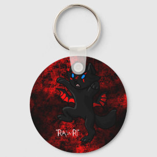 Spike Wolf Key Chain