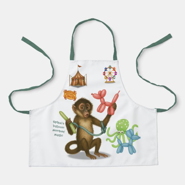 Spike's balloon monkey magic apron (Front)