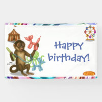 Spike's balloon monkey magic birthday
