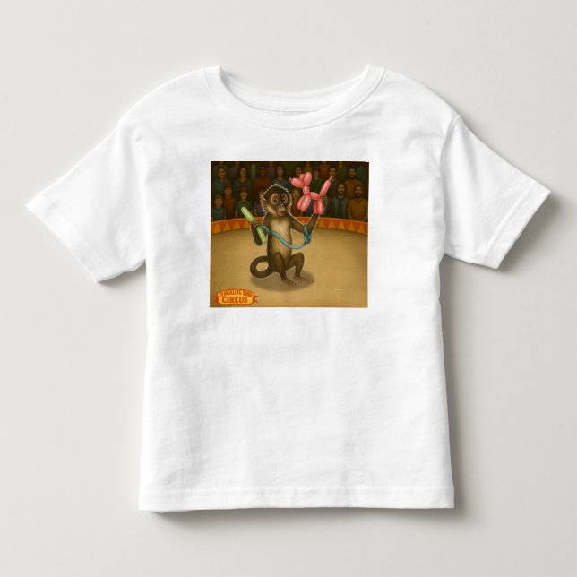 Spike's balloon monkey magic toddler t-shirt (Front)