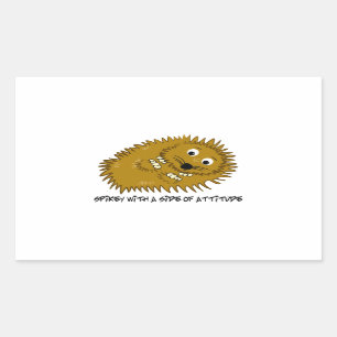Spikey With A Side Of Attitude Sticker