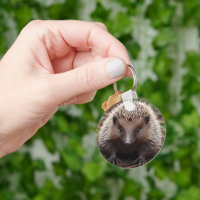 **"Spiky Beginnings: The Adorable Baby Echidna"** Keychain (Hand)