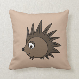 Spiky Hedgehog Throw Pillow