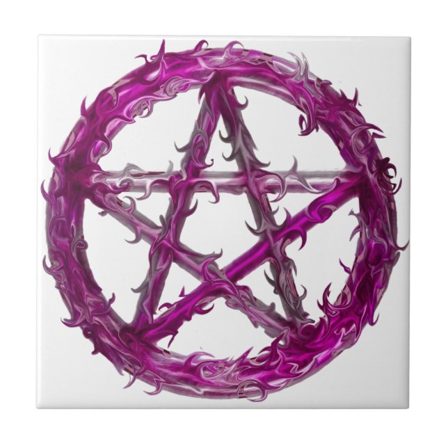 Spiky pentagram tile (Front)
