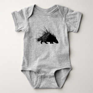 Spiky Porcupine Baby Bodysuit