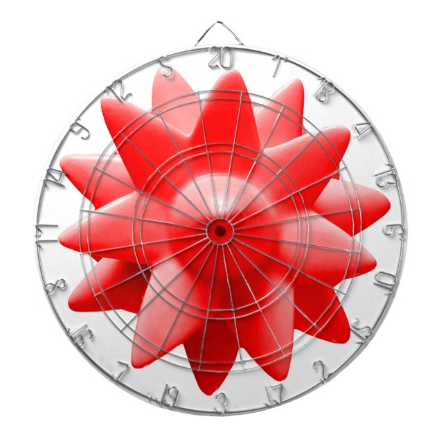 spiky red dartboard (Front)
