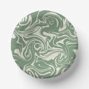 Spill - Green Paper Plate