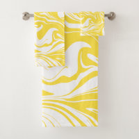 Spill - Lemon Yellow and White