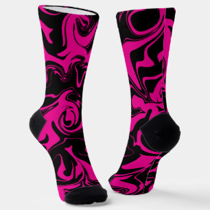 Spill - Magenta and Black Socks