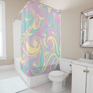Spill - Pastel Pink, Yellow, Purple and Green
