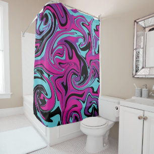 Spill - Pink, Purple, Blue and Black