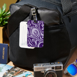 Spill - Purple Luggage Tag
