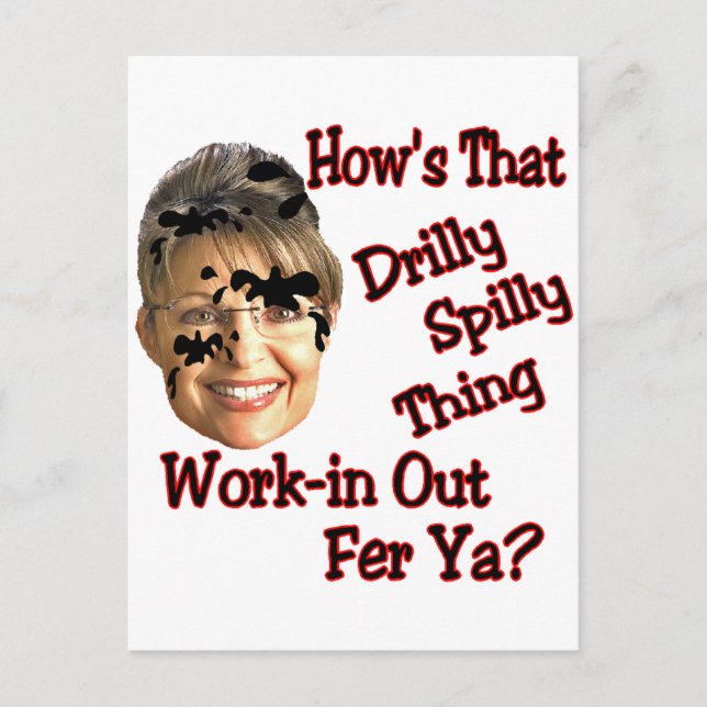 spill spill spill postcard (Front)