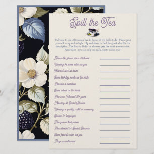 Spill the Tea: Bridal Shower Mix and Mingle Game