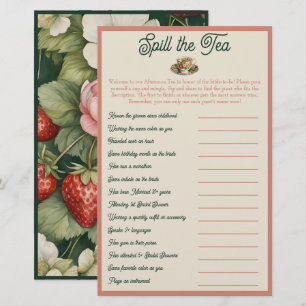 Spill the Tea: Bridal Shower Mix and Mingle Game