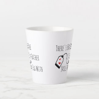 Spill the Tea Funny Saying Gift for Friend Latte Mug