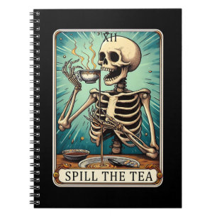 Spill the Tea Tarot Card Notebook Collection