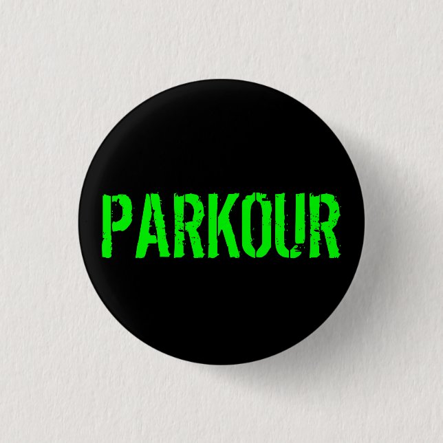 Spilla Parkour 1 Inch Round Button (Front)