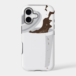 Spilled Coffee iPhone 5 case