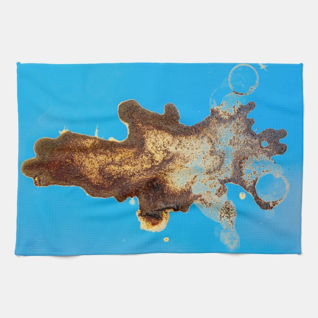 Spilled Coffee Kitchen Towel (Horizontal)