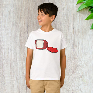Spilled Jam Cute Red Jelly Jar T-Shirt