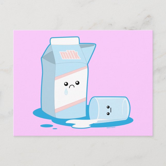 Spilled Milk Postcard (Front)