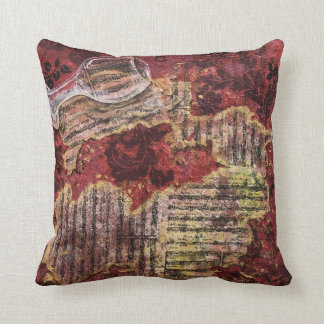 Spilled Music - by Anna-Juliane Throw Pillow