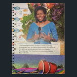Spilled Truths A Collage of Science Society Hope Notebook<br><div class="desc">This isn't just a notebook—it’s a manifesto in visual form. The cover collage fuses vibrant imagery of nature, Michelle Obama, scientific diagrams, and a quote on biodiversity that urges reflection. Whether you're journalling, sketching, or taking lecture notes, this notebook is made to spark thought and creativity. Perfect for environmentalists, science...</div>