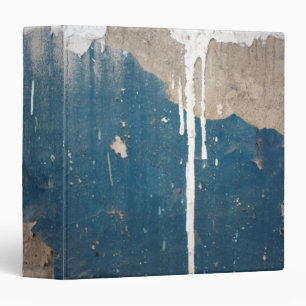Spilled White Paint on Blue Binder