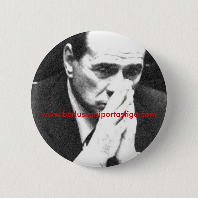 Spilletta 2 Inch Round Button (Front)