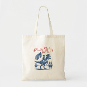 Spilling The Tea Since 1773 Cute Quote Tote Bag