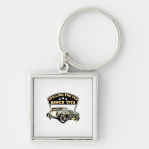 Spilling The Tea Since 1773 Premium Keychain