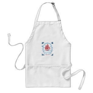 Spilling The Tea Since 1773 Red White Blue Funny 4 Standard Apron