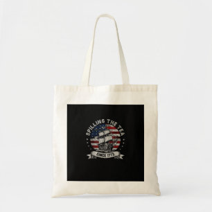 Spilling The Tea Since 1773 Red White Blue Funny 4 Tote Bag
