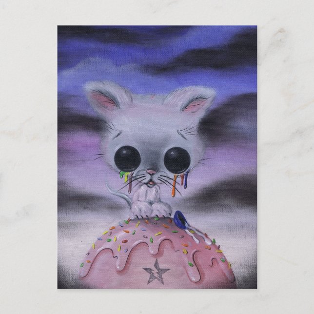 spilt milk postcard (Front)